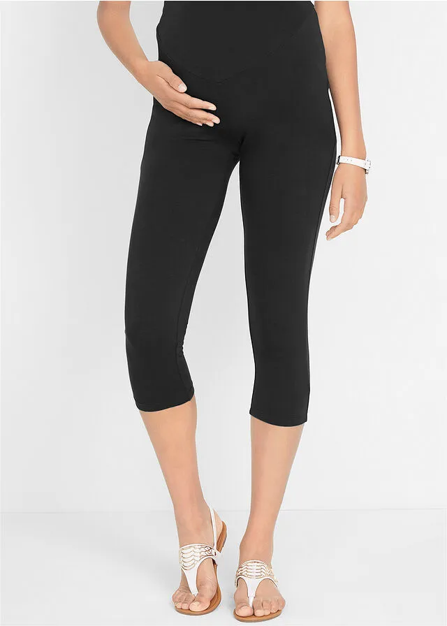 LEGGINGS PREMAMá EN LONGITUD CAPRI (2 UNIDADES) NEGRONEGRO